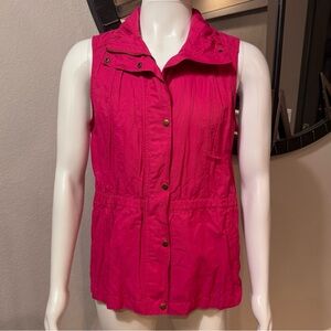 Coldwater Creek Fuschia Vest